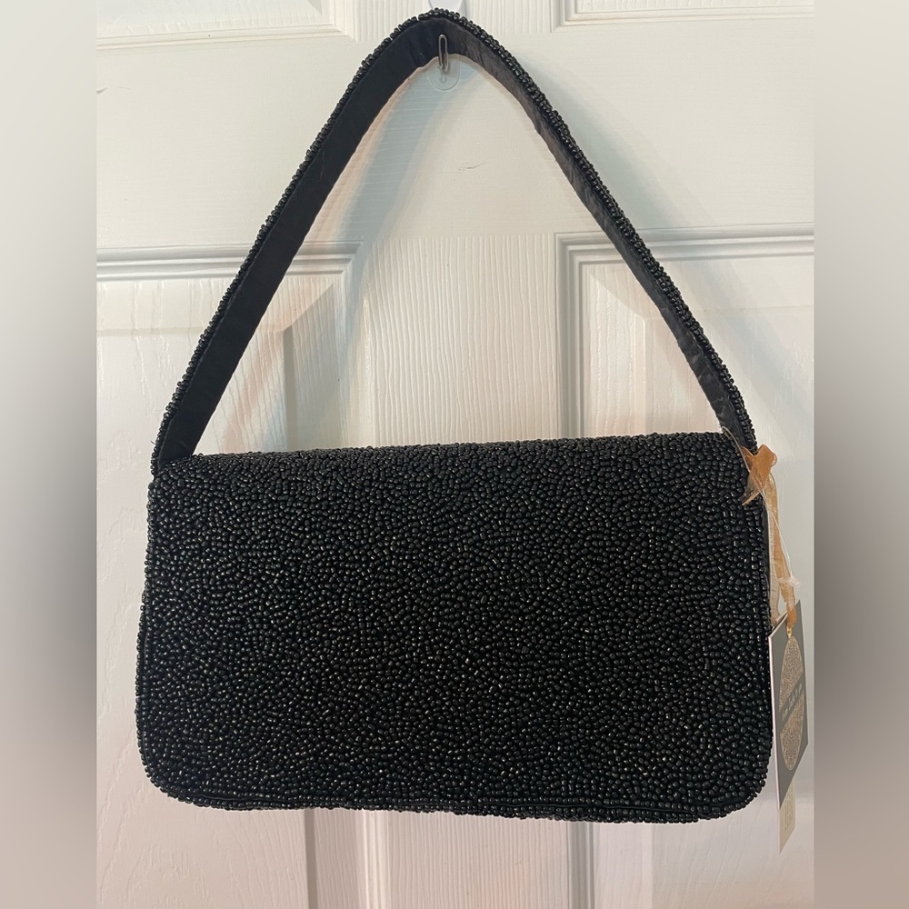 TJ Max/Marshalls Viral Black Beaded Martini purse New Year’s Eve bag NO TAGS - Picture 2 of 8